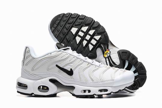 Cheap Nike Air Max Plus White Black TN Men's Shoes-260 - Click Image to Close